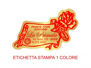 OFFERTA SPECIALE (10.000 etichette + 3.000 omaggio)  per fioristi, fiorai e vivaisti (mm 50X31) (cod. 1G)
